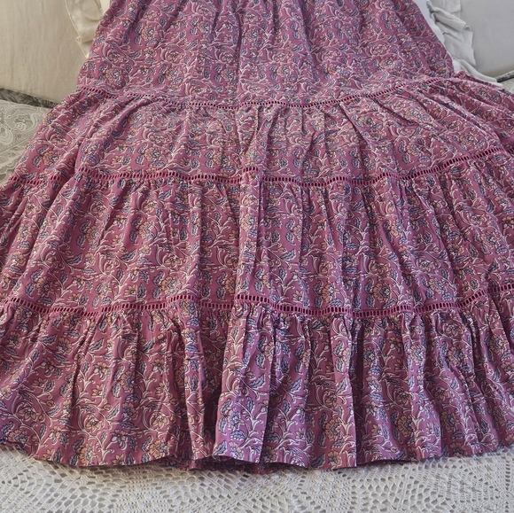 J Crew Tiered Prairie Skirt - Picture 2 of 6